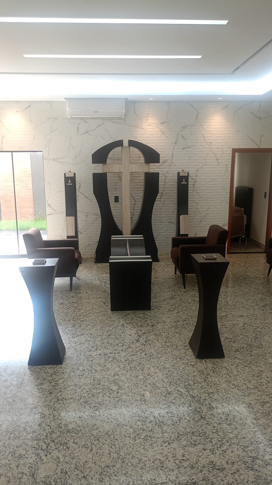Sala de velório alternativa